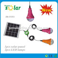 Made in china lighting CE Solar LED Home Lighting for Indoor House with 2 bulbs